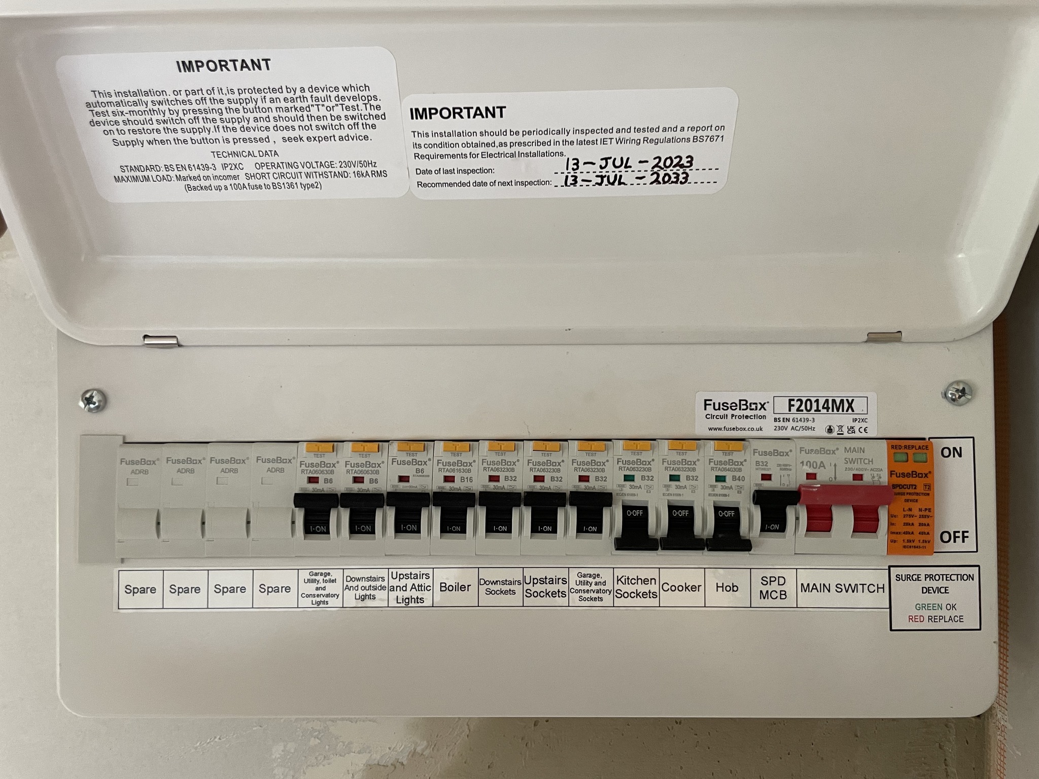 Fuseboard upgrade Electrician | TR Electrical